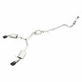 Superjock Touring Edition Exhaust Dual Outlet with Diamond Black Tips for Audi B9 A4 SU3852677